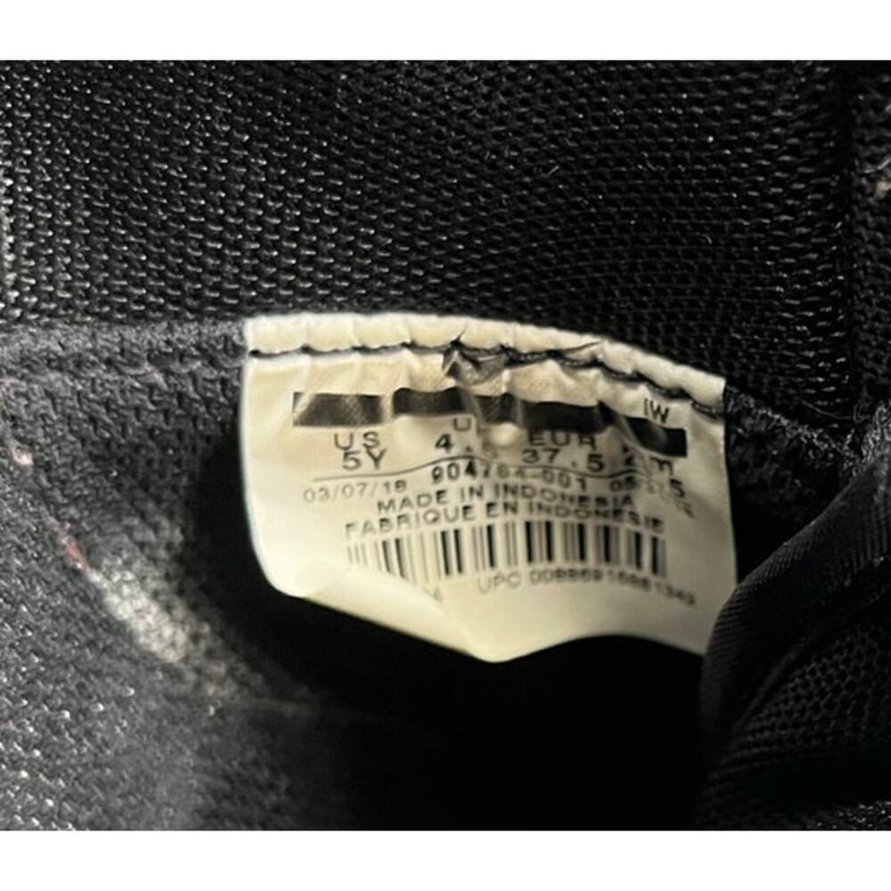 Boys Nike Cortez 72 Classic Leather Sneakers Size 5Y Black White - Picture 6 of 6